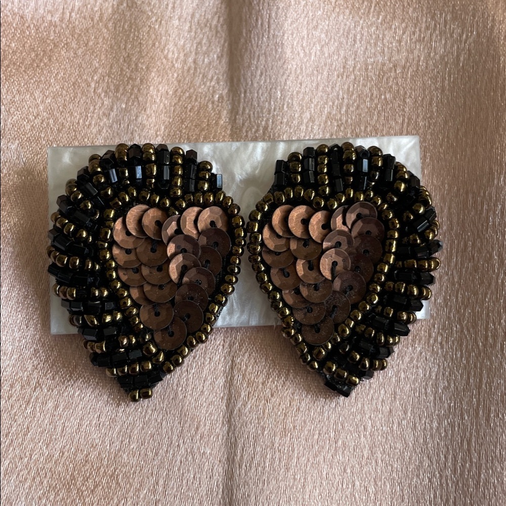 Beautiful beaded earrings